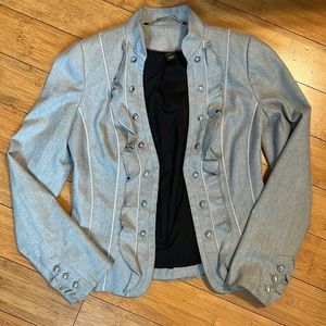 Herringbone Military Jacket - White House Black Market - 0